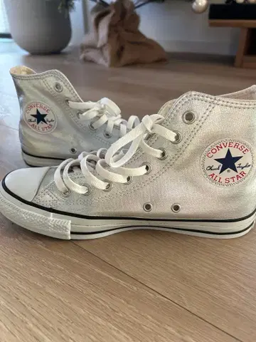 CONVERSE 실버 하이컷 스니커즈