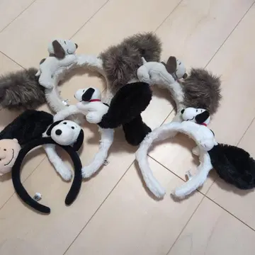 USJ 스누피 머리띠 5세트