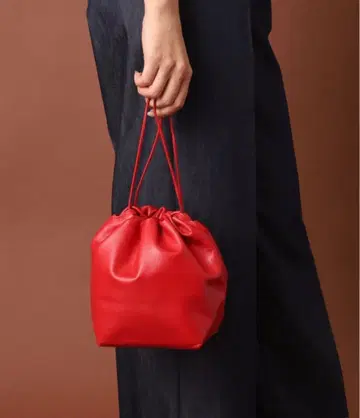 DRESSTERIOR 램 가죽 복조리 백