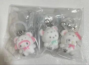 산리오 포근포근 스노우 표시 액세서리 3종