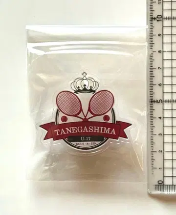 신 테니스의 왕자님 테니페스 데코 가챠 타네가시마 슈지 이름 아크릴 배지