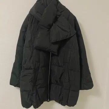 chico 치코 충전솜 볼륨 블루종 머플러 SET 블랙