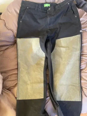 HUF 워크 팬츠 34 사이즈 블랙/그레이