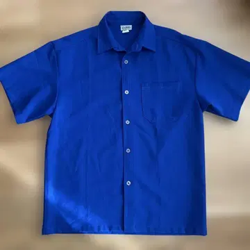 CalTop 반팔 셔츠 L 사이즈 파랑