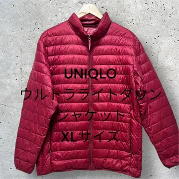UNIQLO 레드 울트라 라이트 다운 자켓 XL