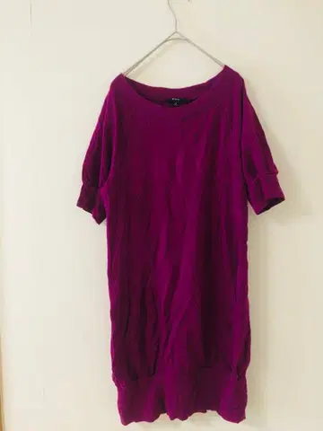 Express 반팔 보라색 원피스 S 사이즈