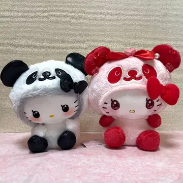 팬더 헬로키티 BIG 봉제 인형