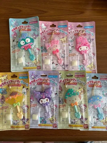 산리오 캐릭터 아크릴 키링 7개 세트