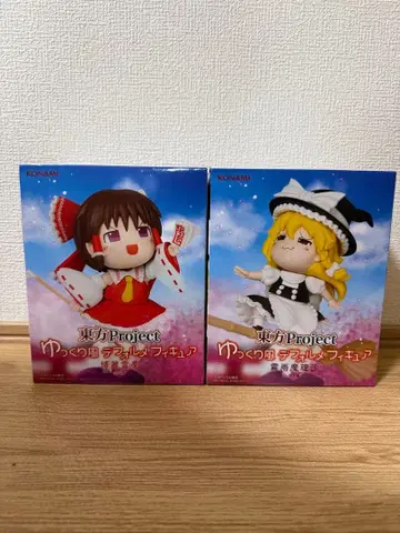 [ 동방 Project ] 레이무 마리사 유유코풍 SD 피규어 세트