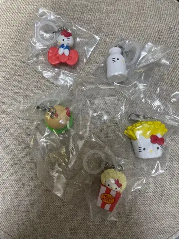 헬로키티 아메리칸 디자인 메지루시 액세서리 전 5종 컴플리트 세트