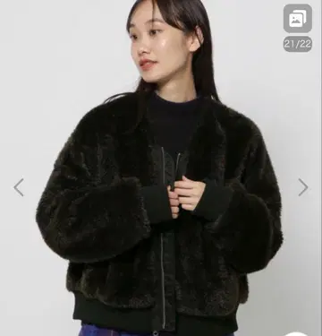 niko and 블랙 플리스 봄버 자켓