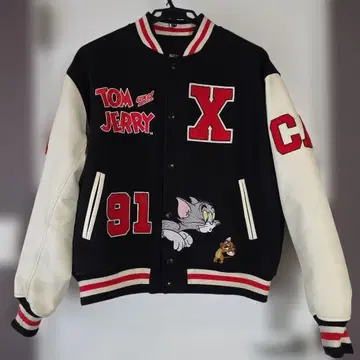X-LARGE 톰과 제리 바시티 자켓 M