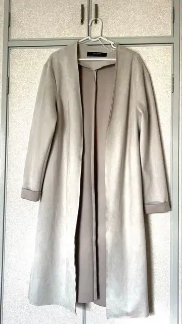 ZARS 베이직 노카라 코트/롱 가디건/XS(M 사이즈)