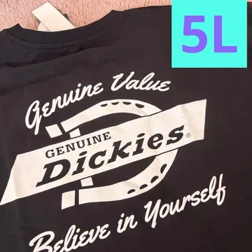 디키즈 T셔츠 L Dickies T셔츠 5L 사이즈 새상품 블랙
