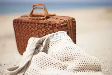 쇼와 레트로 피크닉 바스켓 일본의 카고 백