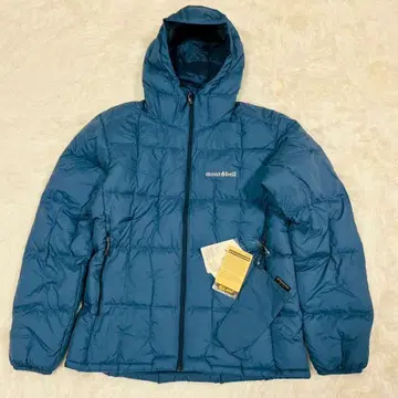 몽벨 네쥬 다운 후드티 Men's M 블루 미사용 완판템 택 포함