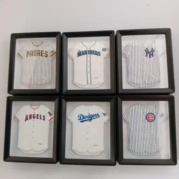 MLB 유니폼 프레임 마그넷 6종