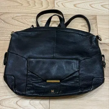 SAZABY 사자비 블랙 가죽 럭색