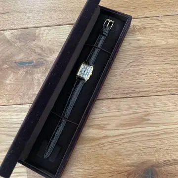 브라운 가죽 느낌 손목시계