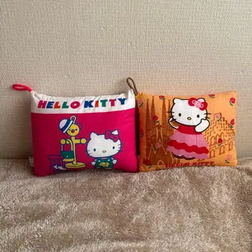 헬로키티 미니 쿠션 레트로