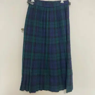 James Dalgliesh 영국제 플리츠 체크 랩 스커트