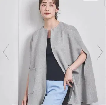 유나이티드 애로우즈 바이컬러 리버 케이프