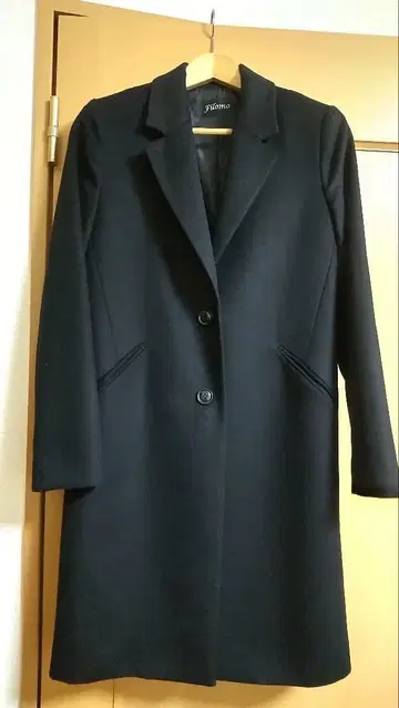 Filomo 체스터 코트 블랙 9호