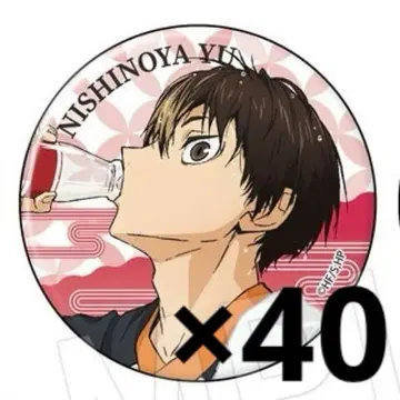 하이큐 니시노야 유우 극락탕 캔뱃지 35개