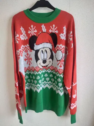 아베일 미키 니트 산타 크리스마스