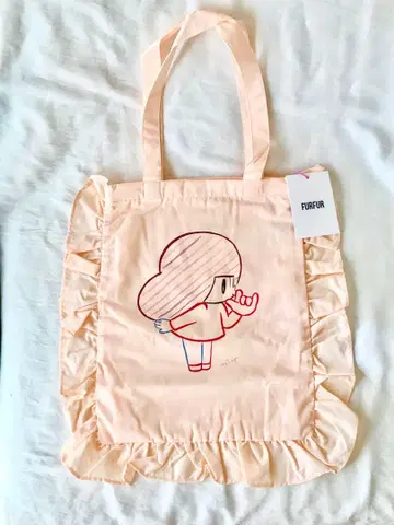 퍼퍼 x 마무앙짱 콜라보 토트백 핑크