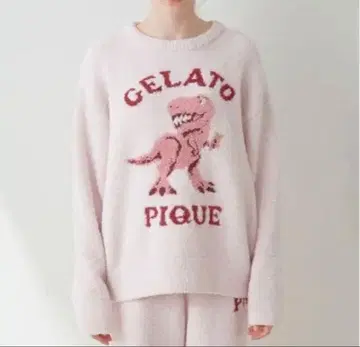 GELATO PIQUE 다이너소어 자카드 풀오버