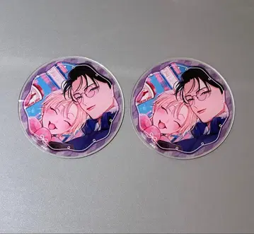 디어 플러스 그래티 야마다 노노노 아크릴 코스터 2개