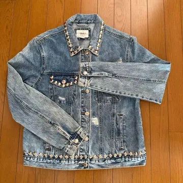 FOREVER 21 스터드 데님 자켓 데미지