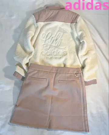 미사용 adidas 골프 보아 자켓 속기모 스커트 셋업 L