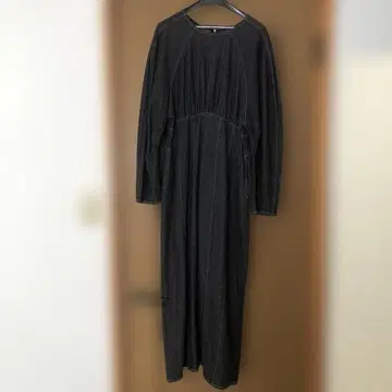 KBF 블랙 데님풍 원피스