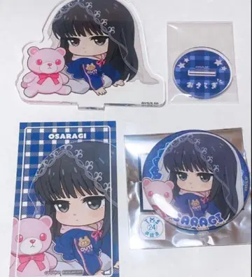 사카데이 대불 파보테리아 아크릴 스탠드 캔뱃지 특전 미니 카드