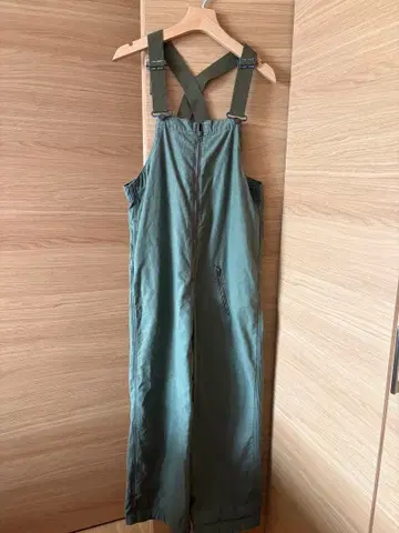 리 올리브 그린 서스펜더 오버롤