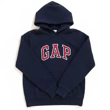 GAP 네이비 로고 후드 부착 후드티 XS 사이즈