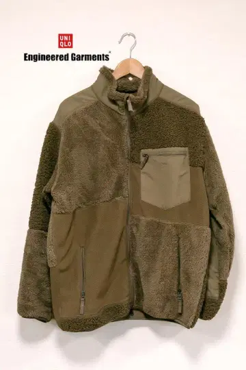 UNIQLO 엔지니어드 가먼츠 플리스 자켓 베이지