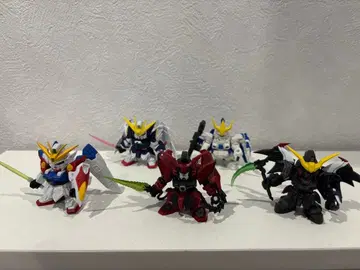 건담 W 건담 피규어 세트 5체