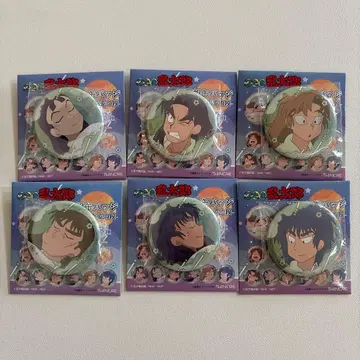 닌타마 란타로 백면상 캔뱃지 잠옷 차림의 단 육학년생 6종