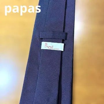 [ 새상품급 ] papas 파파스 네이비 넥타이 이탈리아제
