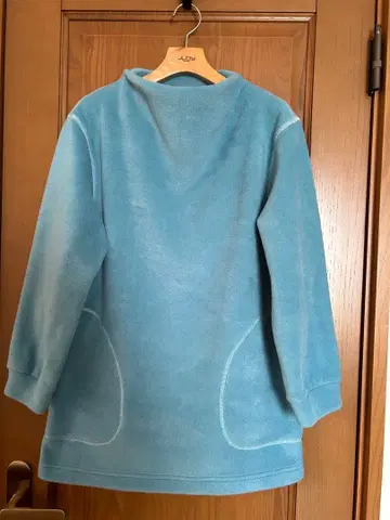 Do CLASSE 드레이프 넥 플리스 튜닉 포근하고 따뜻한 [ M ]