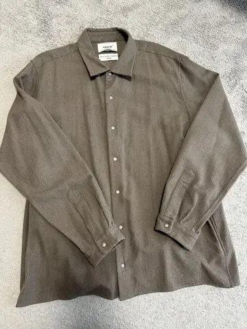 YAECA 긴팔 셔츠 M 브라운