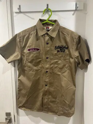 벤 데이비스 워크 셔츠 M 베이지