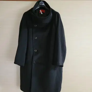 소나리 이매지네이션 블랙 롱 코트