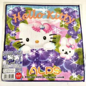 지역 한정 키티 알프스 한정 포도 미니 타월 손수건