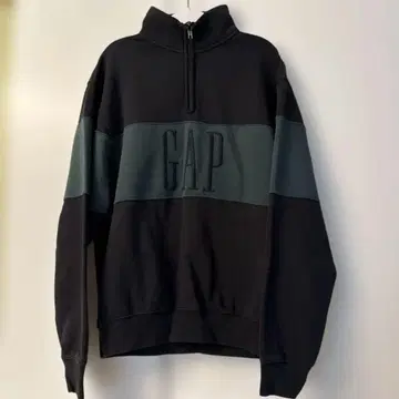 빈티지 소프트 Gap 로고 오버 사이즈 하프 지퍼 풀오버 완판템