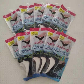 미사용 새상품 코코피타 플러스 사라토 지칸 23~25cm 10켤레 네이비