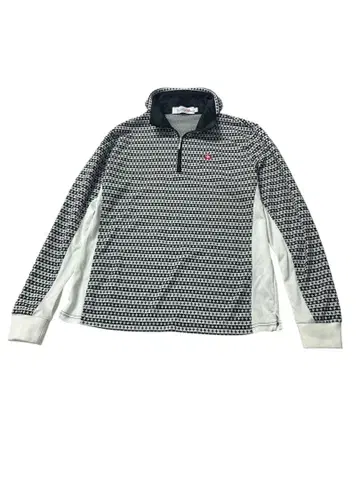 e320 Le Coq Sportif 골프웨어 하프 지퍼 셔츠